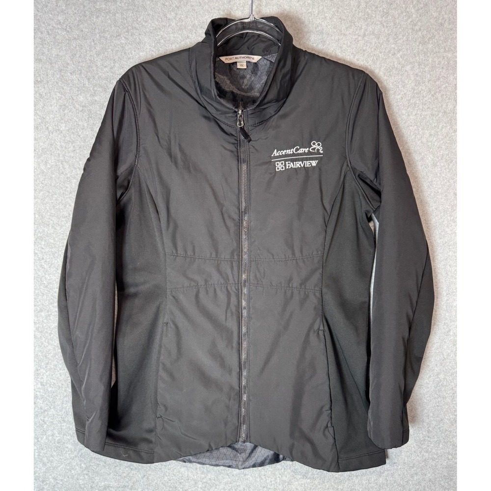 Port Authority Soft‎ Shell Jacket AccentCare Fairview Black Full Zip M
